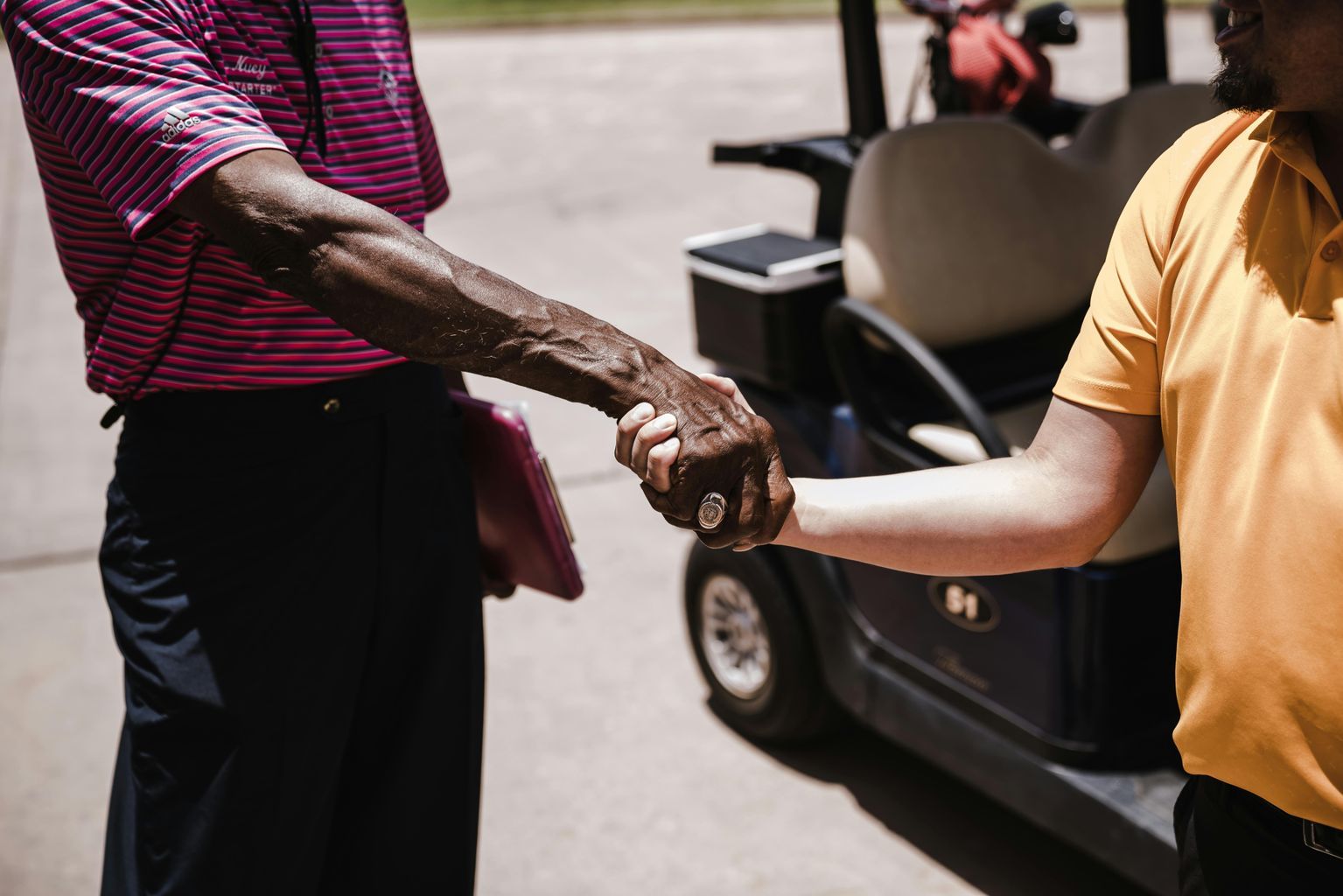 Two Men Shaking Each Other's Hands